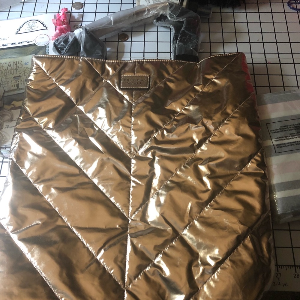 Victoria Secret Rose Gold Tote